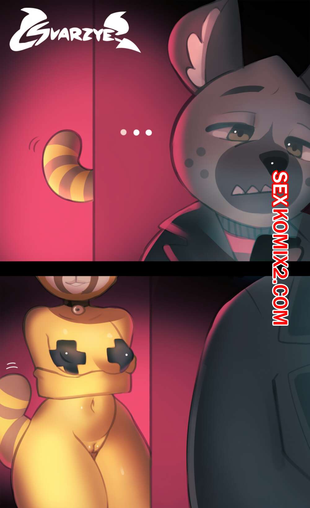 Порно комикс Svarzye. Aggretsuko.