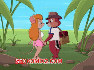 Порно комикс Чип и Гаечка на пикнике.