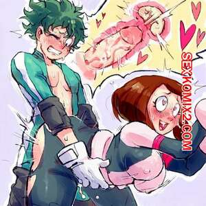 Порно комикс Гарем Деку