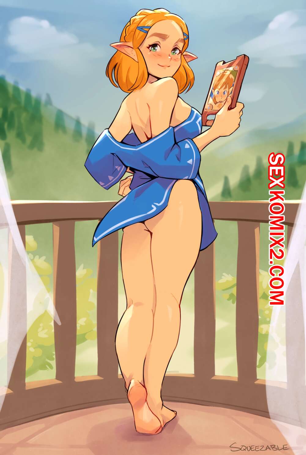 Порно комикс Легенда о Зельде. Link and Zelda.