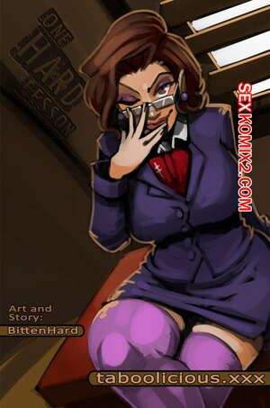 Порно комикс Один жёсткий урок. Taboolicious