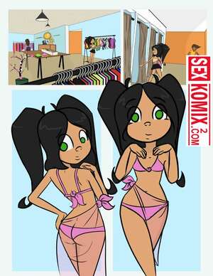 Порно комикс Примерочная