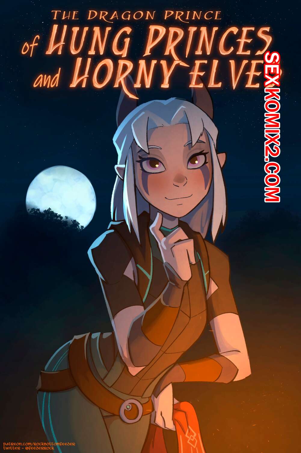 Порно комикс Принц-дракон. Похищенный принц и рогатый эльф.