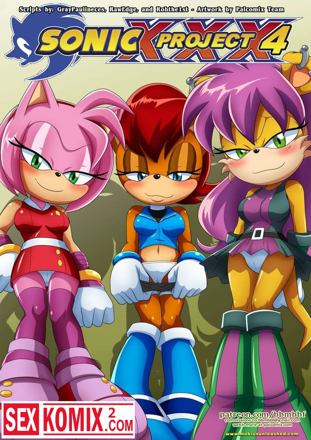 Порно комикс Соник XXX Часть 4