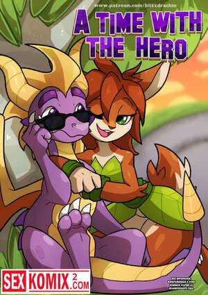 Порно комикс Время с героем. A Time With The Hero